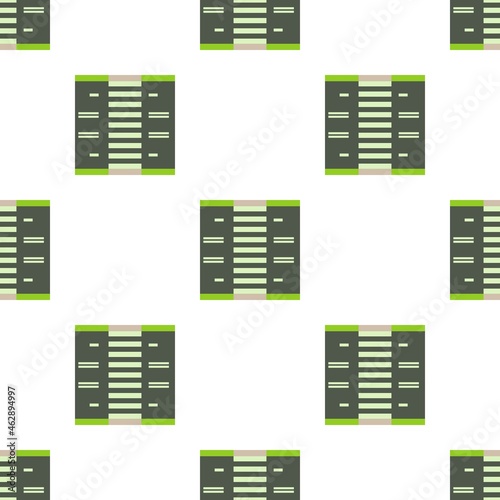 Road with pedestrian zone pattern seamless background texture repeat wallpaper geometric vector