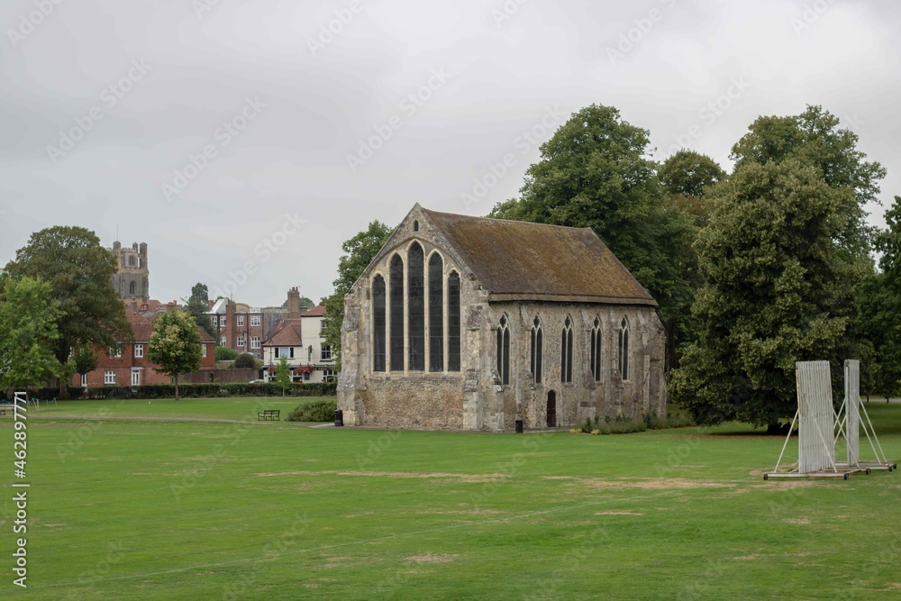 Greyfriars Chapel in Priory Park Chichester West Sussex England Greyfriars Chapel in Priory Park Chichester West Sussex England