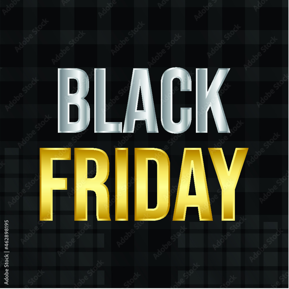Black Friday sale background, abstract background for black Friday vector template, black Friday sale social media post design