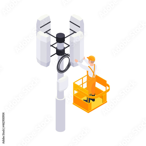 Isometric Telecommunication Tower