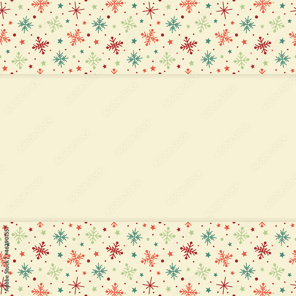 Christmas background with hand drawn snowflakes. Vector Christmas background with hand drawn snowflakes. Vector