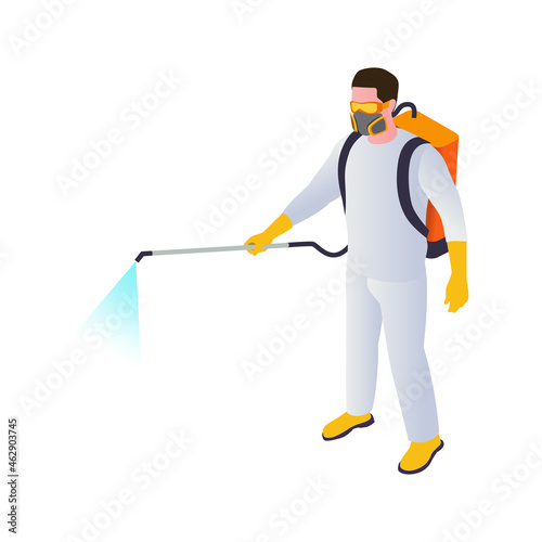 Isometric Disinfection Icon