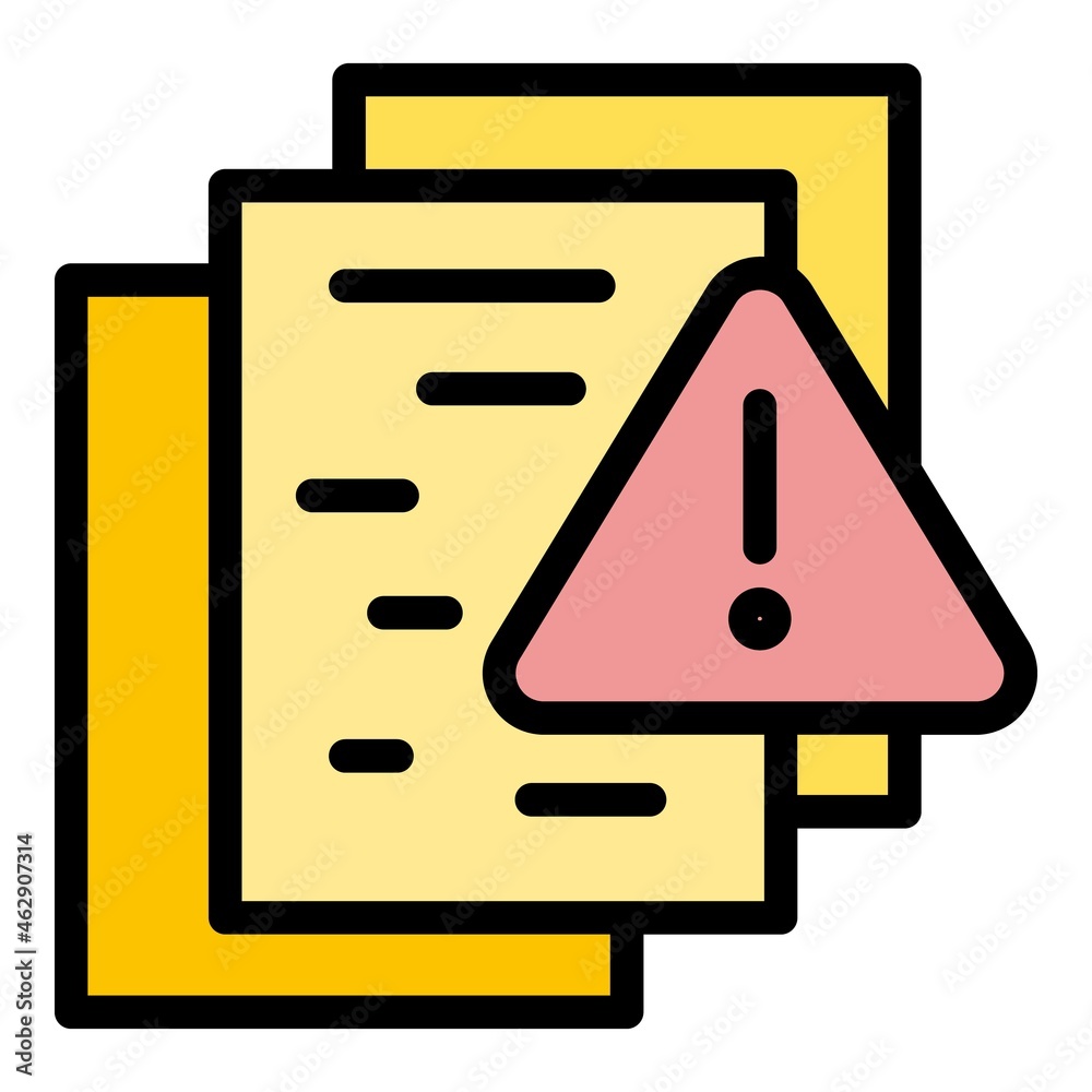 Cipher files icon. Outline cipher files vector icon color flat isolated Cipher files icon. Outline cipher files vector icon color flat isolated
