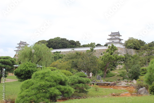 明石城の2大櫓のワンショット
One shot of the two main turrets of Akashi Castle（Akashi city, japan) photo