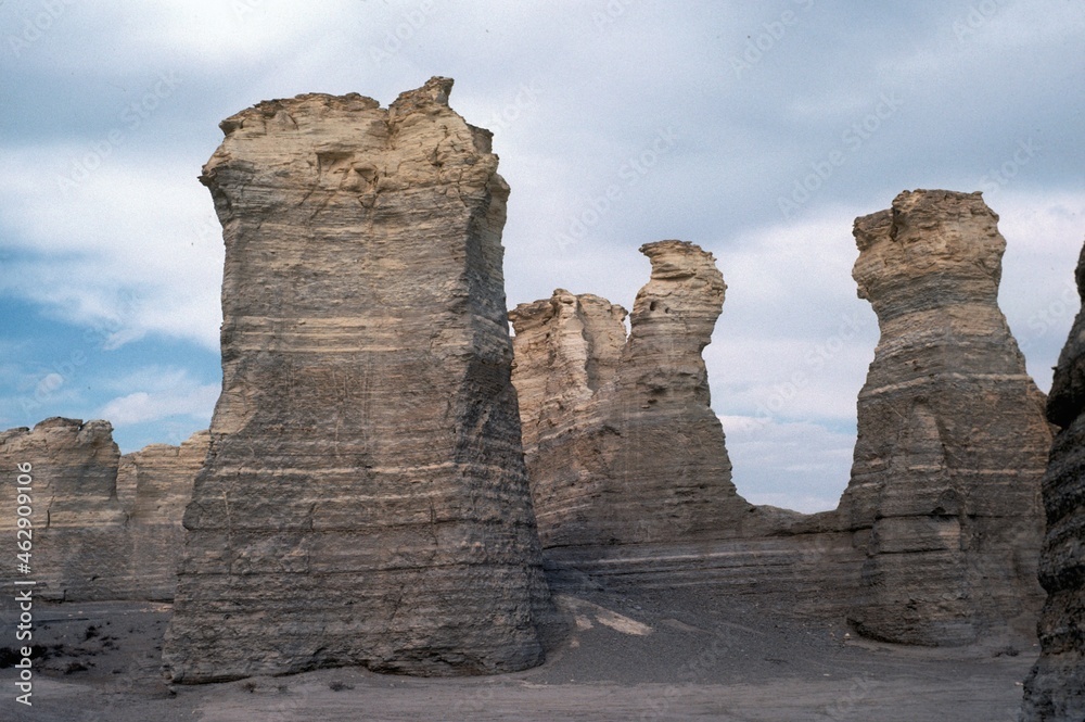 Monument Rocks in Western Kansas 