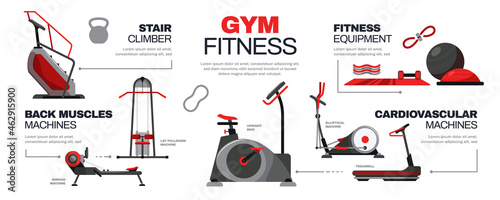 Gym Fitness Infographic