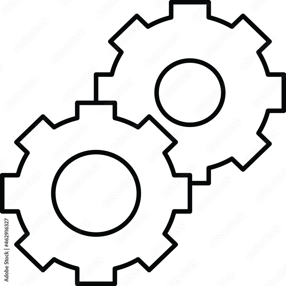 Gear Isolated Vector icon which can easily modify or edit

