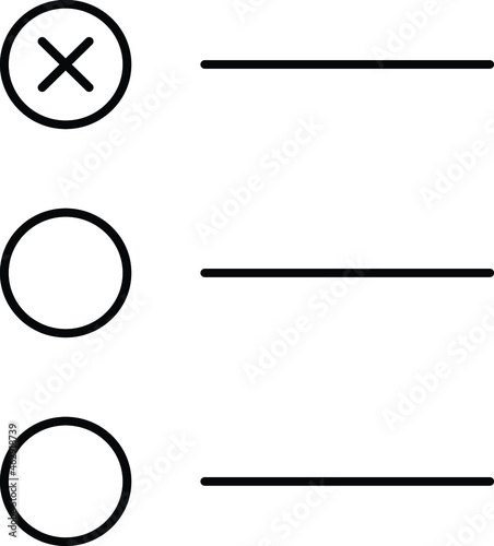 Bullet Isolated Vector icon which can easily modify or edit

