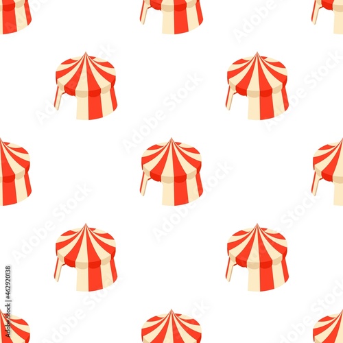 Circus tent pattern seamless background texture repeat wallpaper geometric vector © ylivdesign