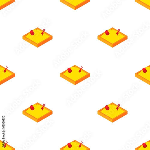 Childrens sandpit pattern seamless background texture repeat wallpaper geometric vector