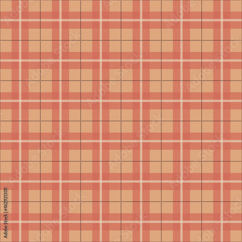 Falling leaves Plaid - repeat pattern