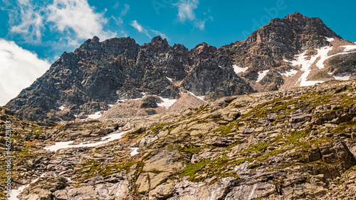 Beautiful alpine summer view at the famous Moelltaler Gletscher, Kaernten, Austria