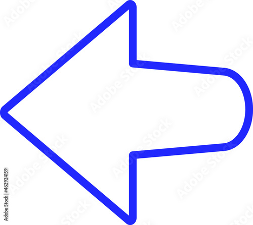 Arrow Isolated Vector icon which can easily modify or edit

