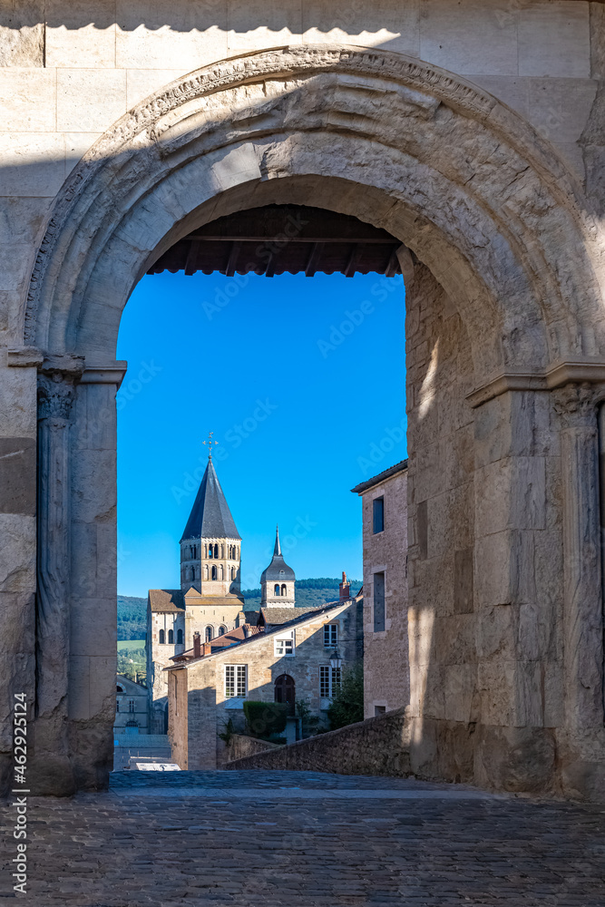 Cluny abbey, medieval monastery in Burgundy, France
