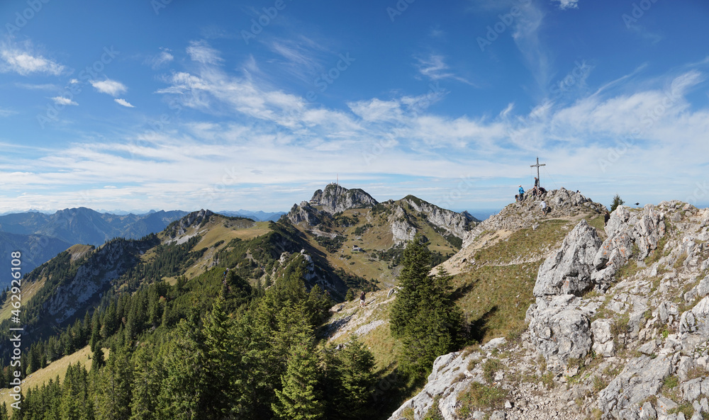 Fototapeta premium Wanderung Seewandköpfl - Wildalpjoch - Kaserwand 