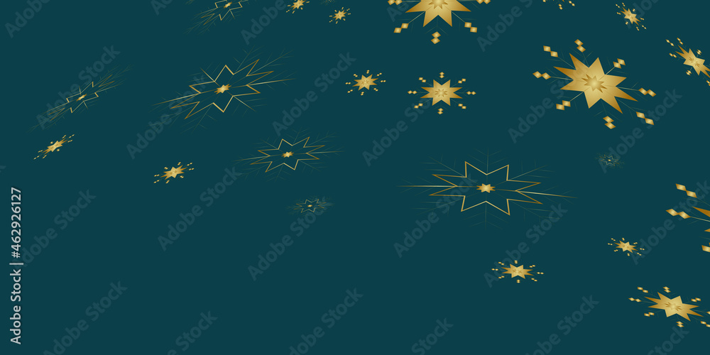 Abstract blue background with snowflake