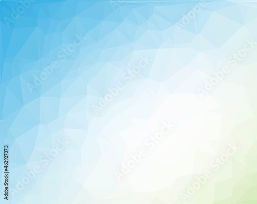 Blue And Green Poligonal Background , Vector Illustration