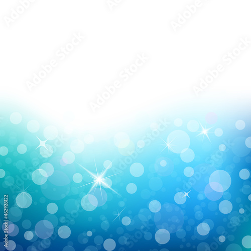 Blue shining background. Vector illustration