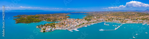Fototapeta Naklejka Na Ścianę i Meble -  View of the picturesque coastal town of Porto Heli, Peloponnese, Greece.