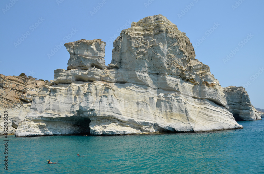 Cliffs in Greece