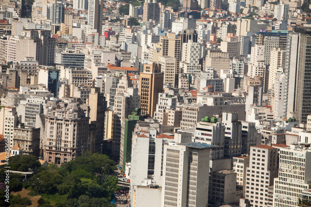 SAO PAULO BRAZIL CITY AERIAL VIEW. High quality photo
