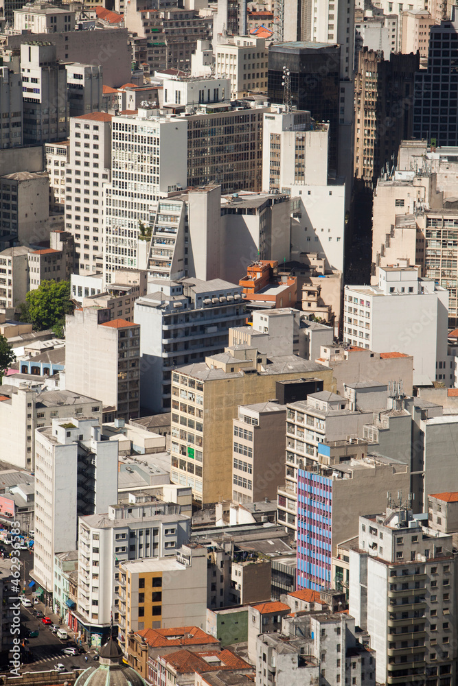 Fototapeta premium SAO PAULO BRAZIL CITY AERIAL VIEW. High quality photo