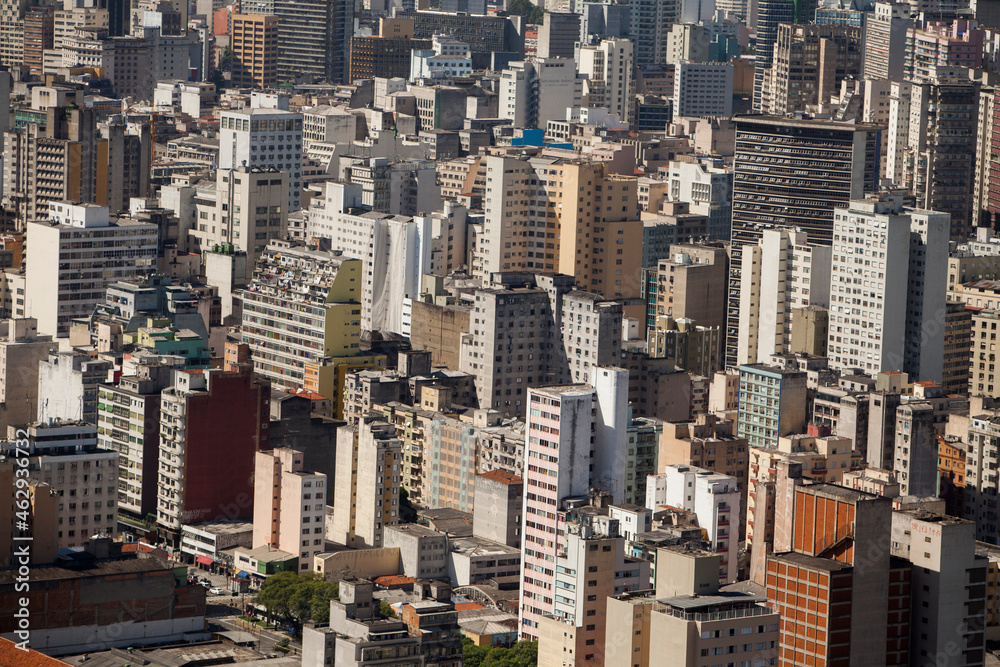 Fototapeta premium SAO PAULO BRAZIL CITY AERIAL VIEW. High quality photo