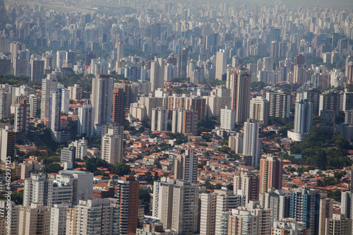 SAO PAULO BRAZIL CITY AERIAL VIEW. High quality photo