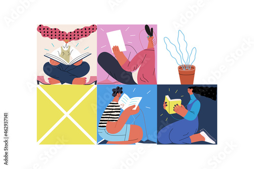 Startup illustration. Concept of building new business