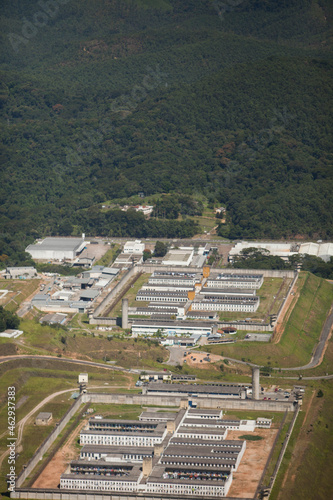 SAO PAULO BRAZIL CITY AERIAL Prison. VIEW. High quality photo