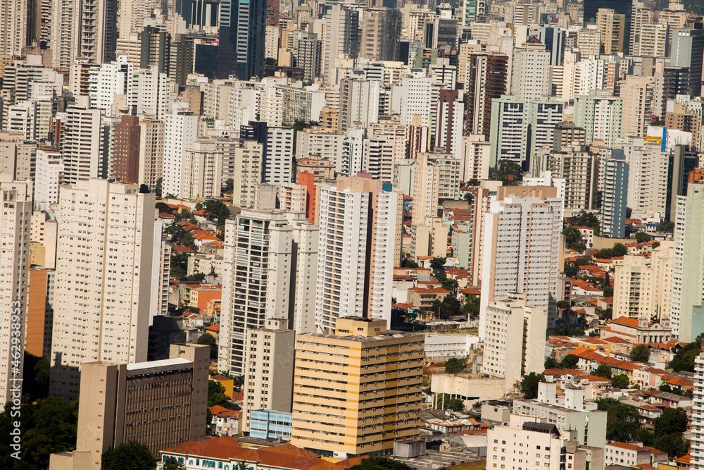 Fototapeta premium SAO PAULO BRAZIL CITY AERIAL VIEW. High quality photo