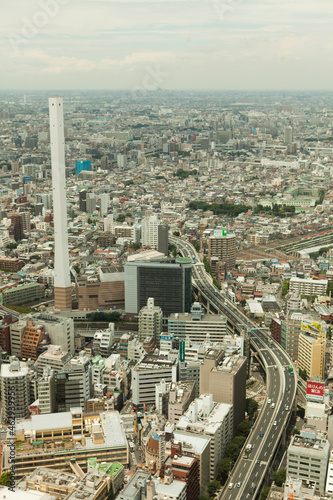 Tokyo Aerial View at daytime. High quality photo