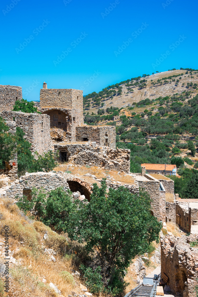 Anavatos is an abandoned village on top of the mountain in Chios island, Greece.