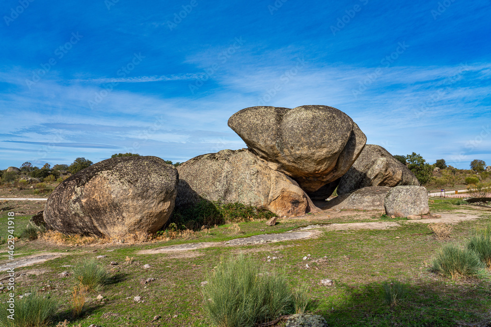 Los Barruecos Natural Monument, Malpartida de Caceres, Extremadura, Spain. Los Barruecos Natural Monument, Malpartida de Caceres, Extremadura, Spain.