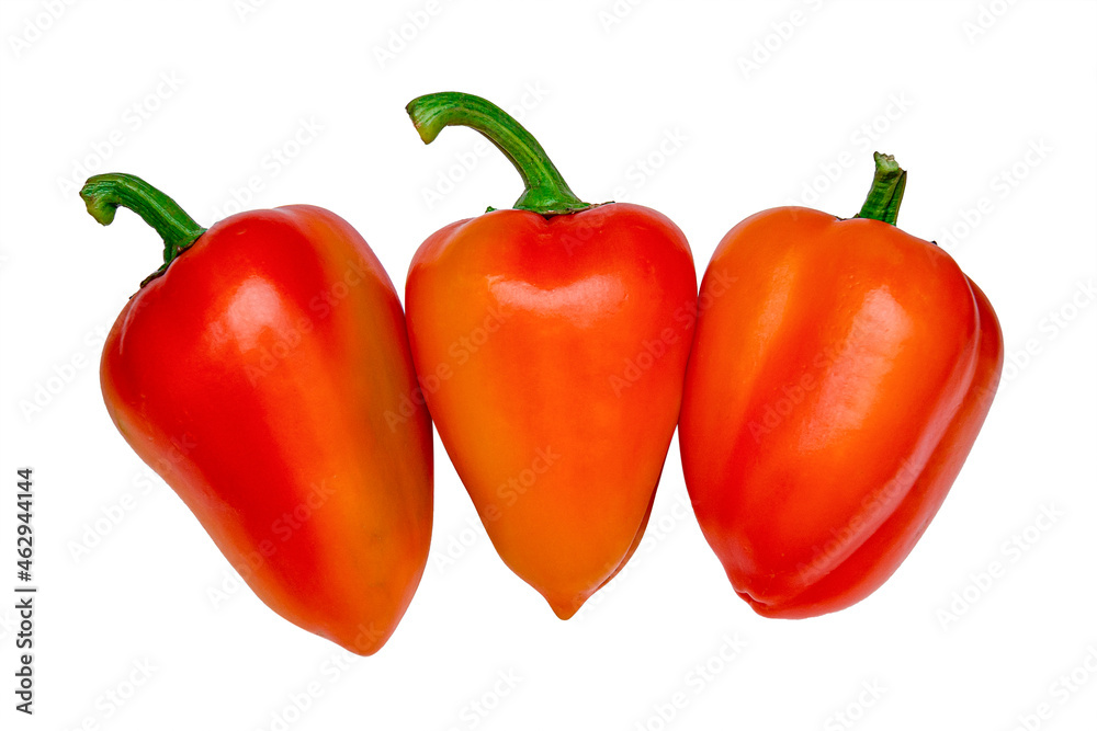 Paprika. Pepper red. Bell pepper isolated. Sweet red peppers. With clipping path. Full depth of field. Paprika. Pepper red. Bell pepper isolated. Sweet red peppers. With clipping path. Full depth of field.