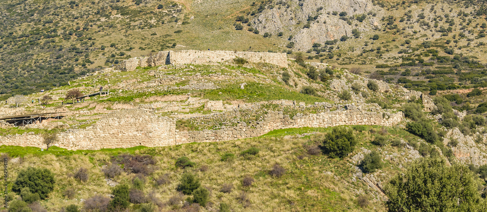 Micenas Fort, Peloponnese, Greece