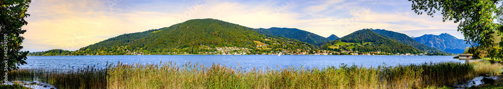 landscape at the lake tegernsee