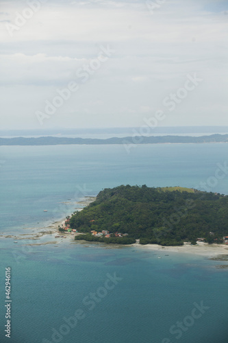 Aerial view of a beach in Brazil