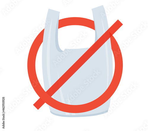 Say No to Plastic Bag - Illustration
