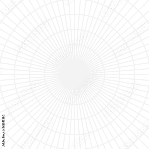 Circle vector background. Black circle. Circle symbol. Abstract tunnel. Radar background. White background. 