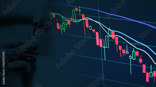 Vaccine stocks going down price falling virus sickness