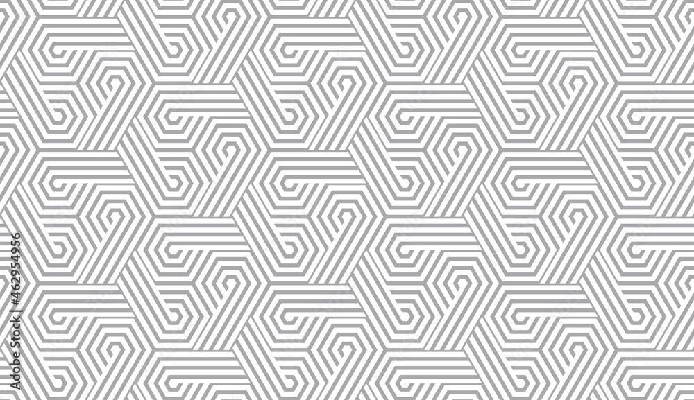 Abstract geometric pattern with stripes, lines. Seamless vector background. White and gray ornament. Simple lattice graphic design. Abstract geometric pattern with stripes, lines. Seamless vector background. White and gray ornament. Simple lattice graphic design.
