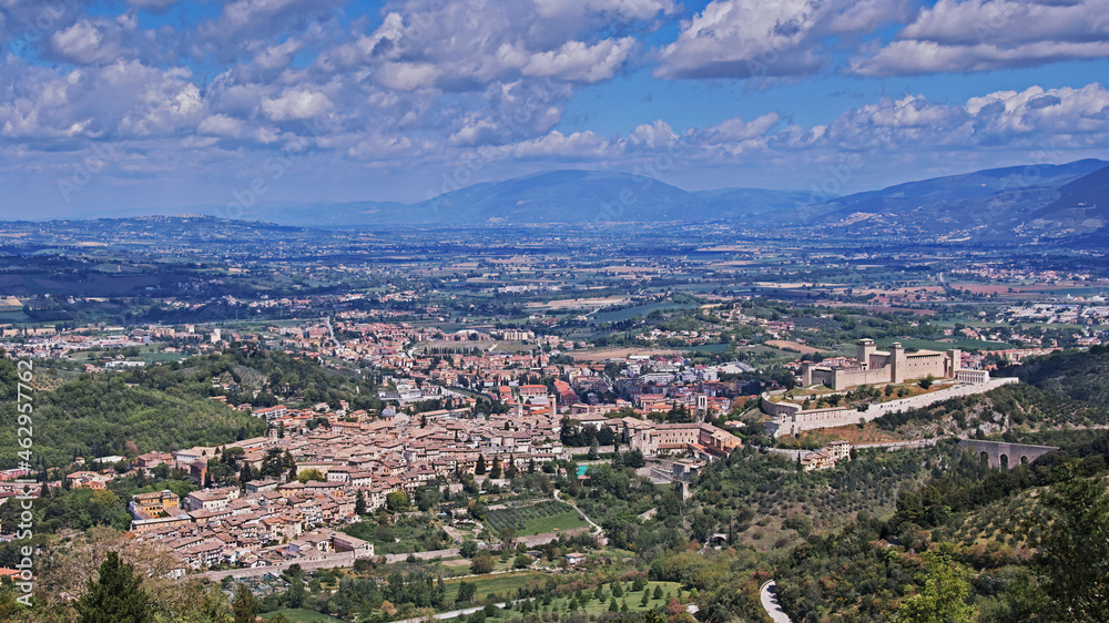 Spoleto, panoramic view