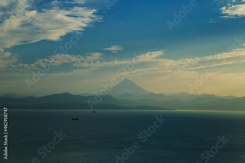 classic view of mount landscape