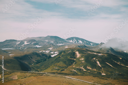 classic view of mount landscape