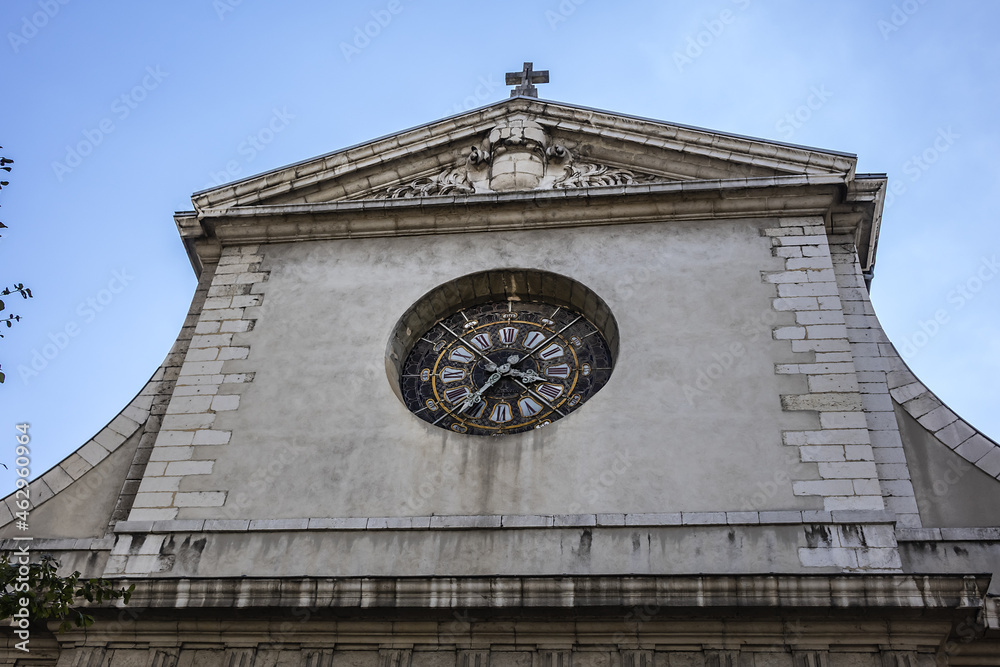 Roman Catholic Saint-Louis Church (Eglise Saint-Louis de Grenoble, 1689 - 1699). Grenoble, France.