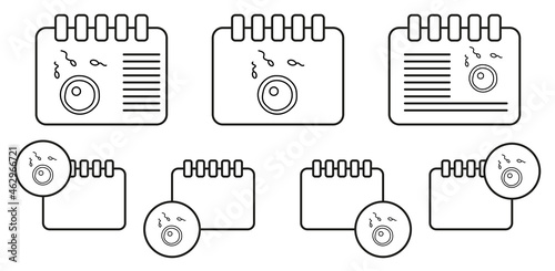 Japan admiral military ranks and insignia vector icon in calender set illustration for ui and ux, website or mobile application