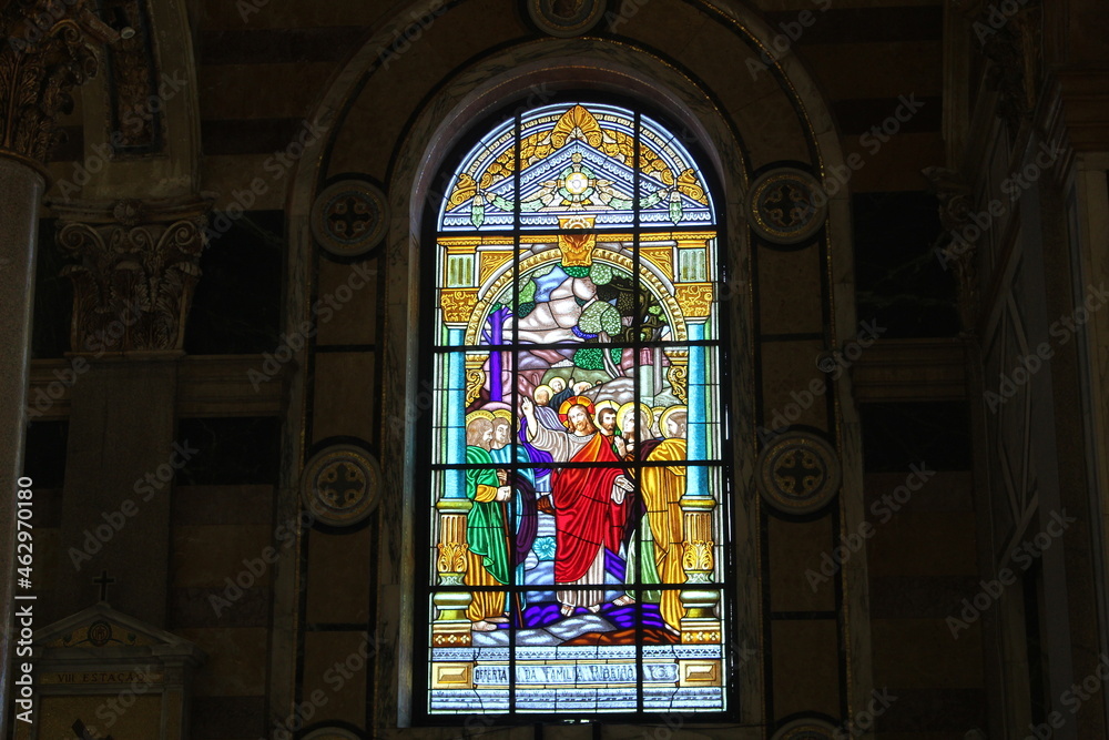 colored stained glass