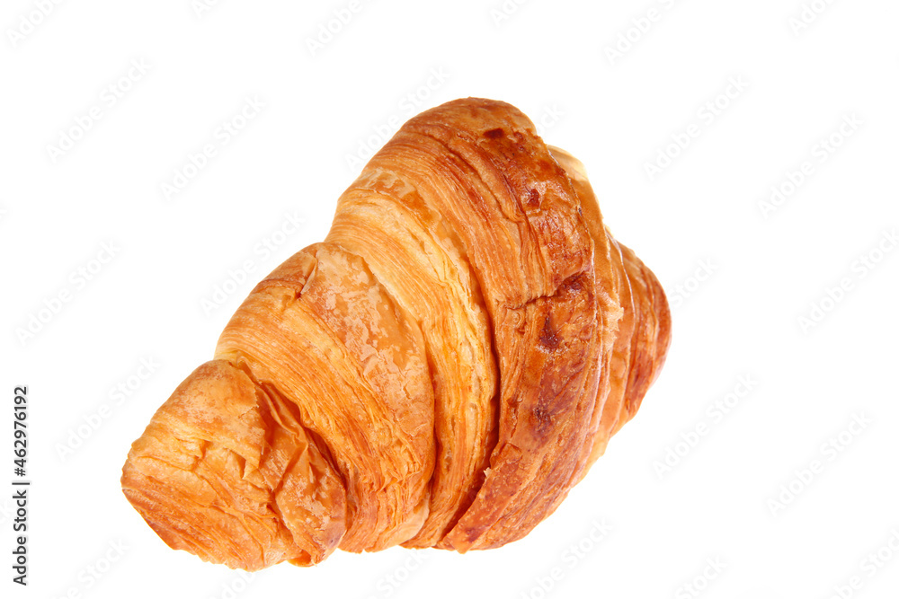 Crisp fresh croissants in the background Crisp fresh croissants in the background