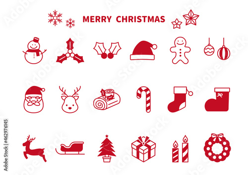 クリスマス　アイコン　オーナメント　セット